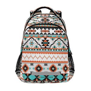 ethnic geometric chevron aztec backpack school bookbag laptop purse casual daypack for teen girls women boys men college travel