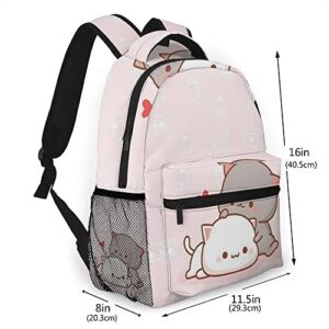 Ganiokar Cartoon Graphic Print Backpack - Lightweight School Bookbag, Travel Package, Multifunctional Backpack,Color1, 16in*11.5in*8in