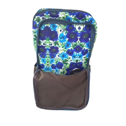 Resilience Medical Limited Edition Blue Flower Canvas Backpack