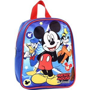 mickey mouse 10″ backpack blue-red