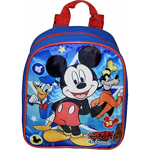 Mickey Mouse 10" Backpack Blue-red