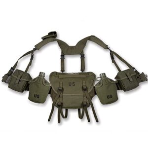 ybjbhw m1956 m1961 equipment vietnam war equipment replica ww2 us army korean war1956 short pouch 1956 bag kettle belt straps