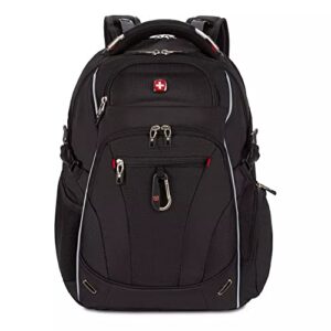 swiss gear scan smart laptop backpack sa6752 black, 15 inches