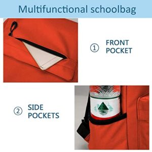 MINANTPE Cartoon Backpack Gamer Laptop Backpack with Pencil Case Lightweight Travel Hiking Bookbag Daypacks -2