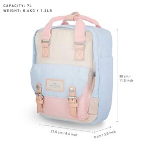 Doughnut Macaroon Mini Cream Iceberg Sakura Unicorn Dream 7L Travel School Ladies College Girls Lightweight Casual Daypacks Bag Small Backpack (SAND)