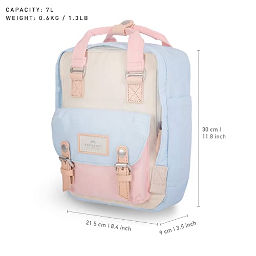 Doughnut Macaroon Mini Cream Iceberg Sakura Unicorn Dream 7L Travel School Ladies College Girls Lightweight Casual Daypacks Bag Small Backpack (SAND)