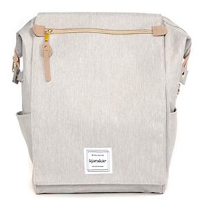 kjarakÄr classic casual backpack | metal zippers |flexible design for gym work school diaper bookbag