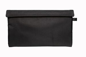 abscent the banker bag reusable odor-absorbing pouch, black