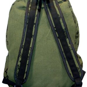 Dominion Sun Moon Planets and Stars Celestial Green Backpack