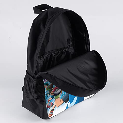 JIWEI Laptop Backpack Anime 17 Inch Bookbag Lightweight Cute Backpack for Men Women Teens Travel Hiking