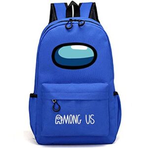 travel backpack unisex bookbag adults laptop bag daypack for girls boys (blue)