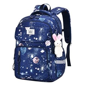 micxklzo school backpack for boys girls, waterproof cute backpack travel bookbag for kids children casual daypack elementary school bags