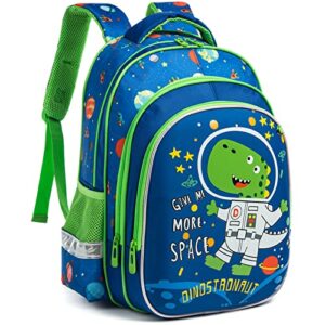 egchescebo boys dinosaur backpack school bookbag for boys kids bling school elementary backpacks for boys 17″ toddler backpack boys bookbag unicorn bags for boys blue