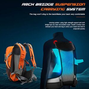 LOCALLION Hiking Backpack 30L Hiking Daypacks Bike Backpack, Travel Daypack for Trekking Mountaineering Camping Men Women