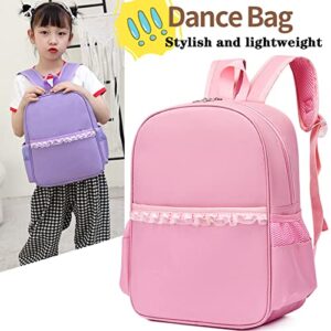 Yitengteng Ballet Dance Backpack Little Girls Ballerina Bag for Dance Toddler Gymnastics Latin Dance Yoga Tap Dance Jazz Storage Bag High Capacity