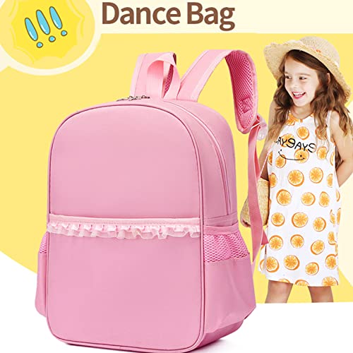 Yitengteng Ballet Dance Backpack Little Girls Ballerina Bag for Dance Toddler Gymnastics Latin Dance Yoga Tap Dance Jazz Storage Bag High Capacity