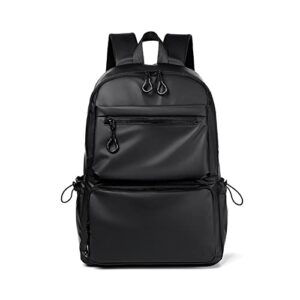 dearart travel laptop backpack, college school computer bag, durable & water resistant & lots pockets backpacks for men women, fits 15 inch notebook, black book bag