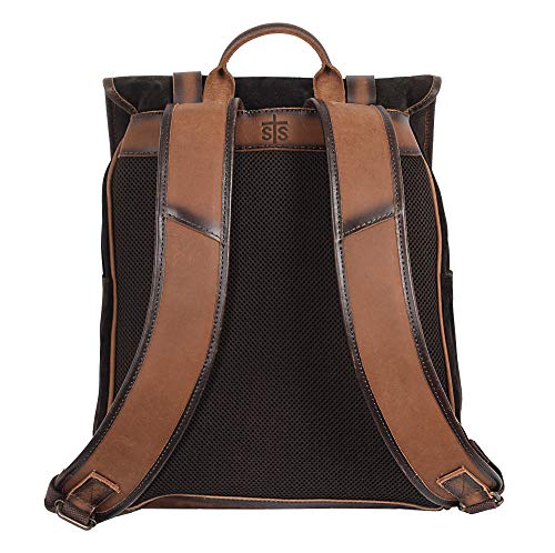 Sts Ranch Wear STS Chocolate Suede Knapsack