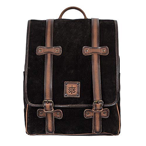 Sts Ranch Wear STS Chocolate Suede Knapsack