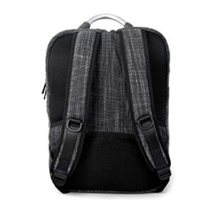 DIME BAGS Slab Bag Hemp Backpack with Padded Laptop Compartment and Secret Pocket (Black)