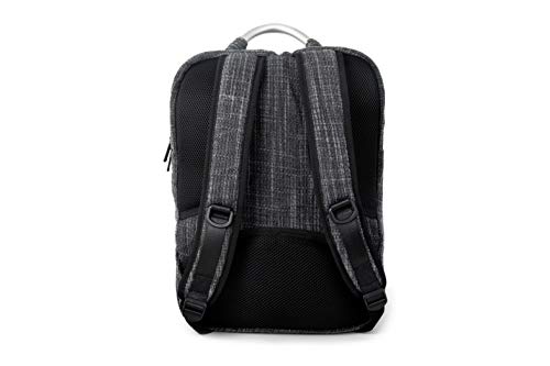 DIME BAGS Slab Bag Hemp Backpack with Padded Laptop Compartment and Secret Pocket (Black)