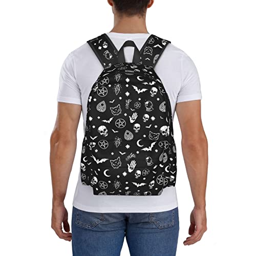Goth Backpack for Girls and Women School Gothic Backpacks Bookbag Laptop for Men Boys Adults Teens