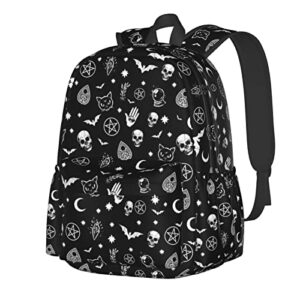 Goth Backpack for Girls and Women School Gothic Backpacks Bookbag Laptop for Men Boys Adults Teens