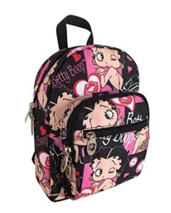 luxebag betty boop canvas cute mini backpack (multi)