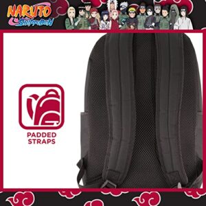 Concept One Naruto 13 Inch Sleeve Laptop Backpack, Padded Computer Bag for Commute or Travel, Shinobi Headband, One Size