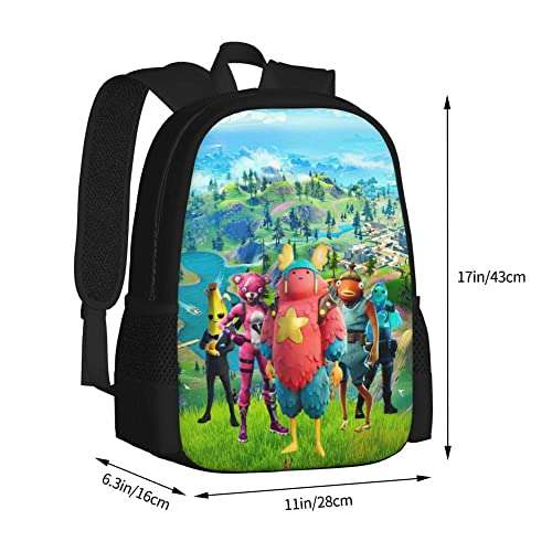 Boys Backpack Gaming Anime Cartoon School Backpack for Boys Large Capacity Daypack Gym Backpack for Men Youth Running Travel