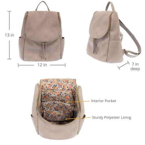 Joy Susan Kerri Side-Pocket Backpack: Womens/Vegan One Size