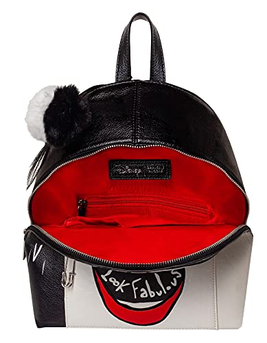 Danielle Nicole Disney Cruella “Look Fabulous!” Fashion Mini Backpack, White