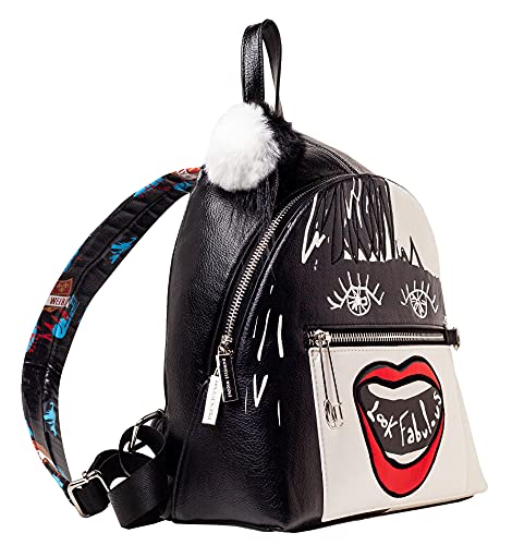 Danielle Nicole Disney Cruella “Look Fabulous!” Fashion Mini Backpack, White