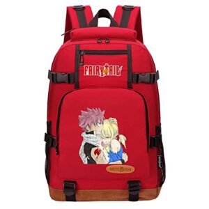 sazao child girl fairy tail bookbag wear-resistant canvas travel knapsack for outdoor,lightweight school laptop daypack