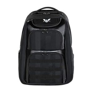 subtle patriot usa backpack – concealed carry backpack / adjustable straps and extra storage / use for travel, work, laptop, hunting, and hiking (covert black)
