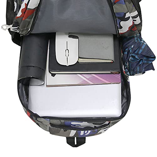 Synergy Shipping Solutions Universal/Unisex Fashionable Backpack - Colorful Multi Cam Design - Lightweight & Durable with Capacity to Hold Books, Laptops, Sports & Outdoor Items, Large Capacity