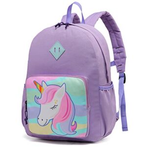 unicorn backpack for girls, chasechic toddler backpack lightweight kids preschool kindergarten backpack for boys and girls with chest strap