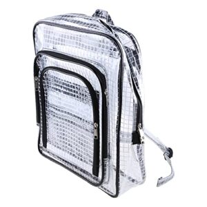 Anti-static Clear PVC Backpack Cleanroom Engineer Tool Bag for Computer Tools Working Daypack