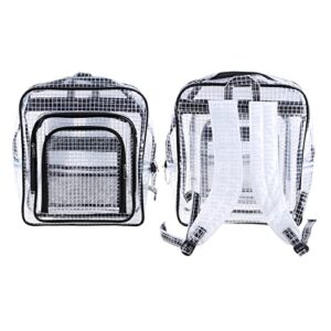 Anti-static Clear PVC Backpack Cleanroom Engineer Tool Bag for Computer Tools Working Daypack