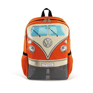 BRISA VW Collection - Volkswagen Samba Bus T1 School, Travel Backpack (S/Orange)