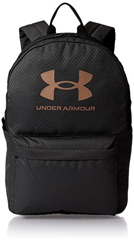 Under Armour Loudon Ripstop Backpack, (003) Black/Black/Metallic Light Copper, One Size Fits All