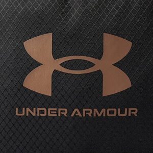 Under Armour Loudon Ripstop Backpack, (003) Black/Black/Metallic Light Copper, One Size Fits All