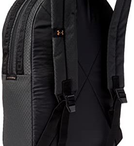 Under Armour Loudon Ripstop Backpack, (003) Black/Black/Metallic Light Copper, One Size Fits All