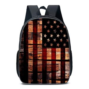 american flag backpack large capacity laptop backpack travel bag for boys girls 16 inches