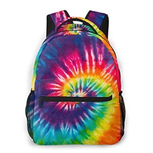 tie dye backpack bookbags high school for girls women highschool college laptop bag casual travel daypack gift hiking camping