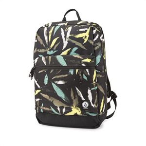 volcom women’s school-pack backpack, black combo, one size