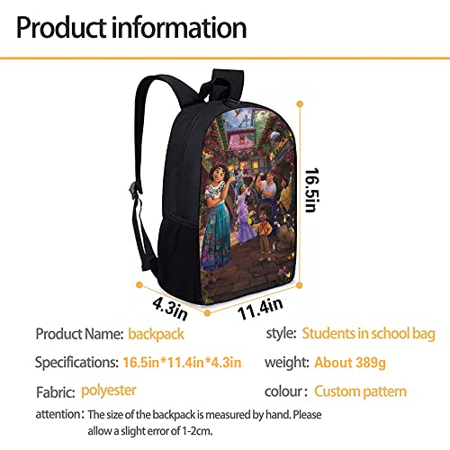 Kids Cartoon School Backpack Large Capacity Laptop Backpacks Lightweight Bookbag 3D Printed Casual School Bag