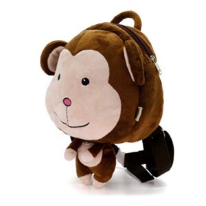 cartoon cute animal plush toddler backpack children mini schoolbag for kids age 1-5 years