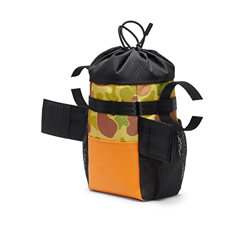 Chrome Industries Doubletrack Feed Bag - Bicycle Handlebar Pannier Pouch, 1.5 Liter, Duck Camo