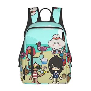 linyylsh casual backpack for teens boys girls adult men women outdoor laptop backpack travel book bags